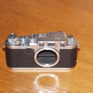 Leica IIf 35mm film camera 613317 RED DIAL CHROME Leitz WETZLAR GERMANY 1952 - Picture 1 of 11