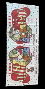 Susan Winget Fabric Traditions Christmas Stocking Fabric Template Christmas NEW - Picture 1 of 10