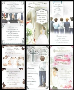 ERSTKOMMUNIONKARTE Qualität 1. Kommunion Wahl Beziehung oder offene Karte - Bild 1 von 26