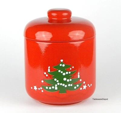 Waechterbach, CHRISTMAS TREE, Cookie Jar & Lid, Germany, MINT UNUSED Condition! - Image 1 of 4