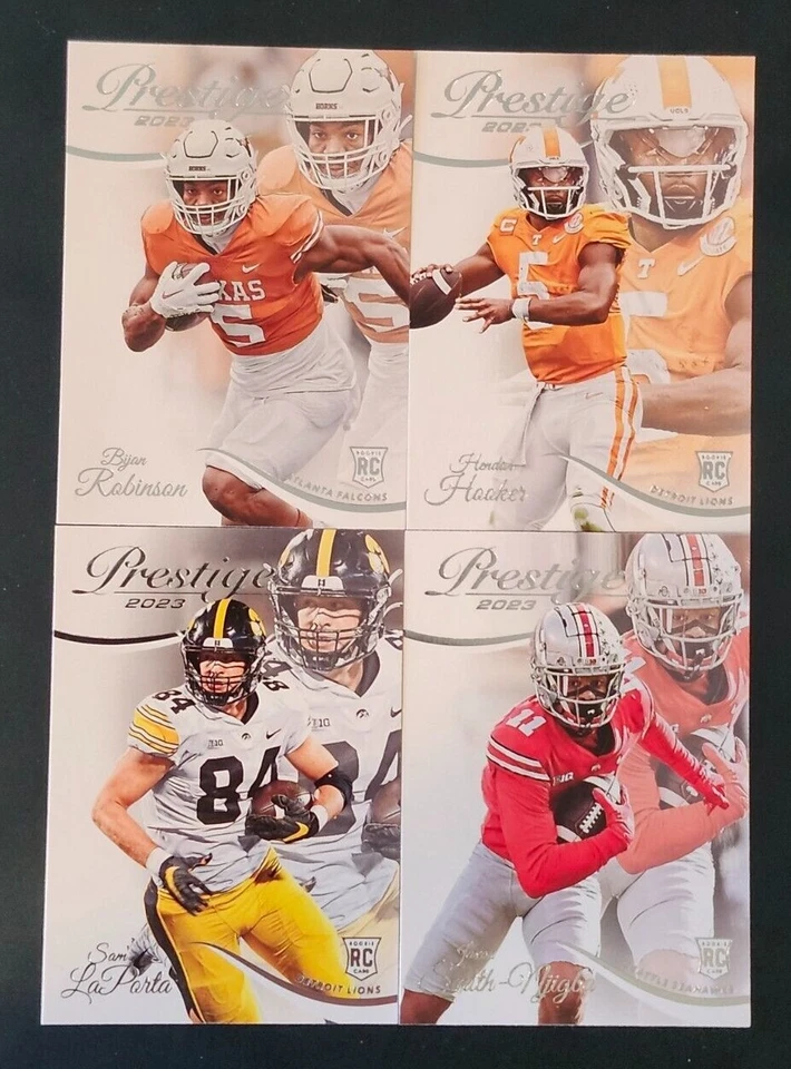 2023 Prestige Football BASE Rookies with Short Prints You Pick the Card - Image 1 of 1