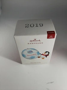 Soccer Star Penguin DIY Personalized  2019 Hallmark Ornament - Picture 1 of 8