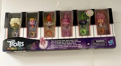 Hasbro Trolls World Tour Tiny Dancers Find Your Beat Paquete de 6 Nuevo Foto 1 de 2