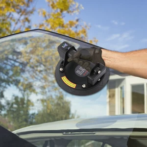 Black Electric Suction Cup Round Suction Cup with Digital Display 3.5W 5V 2A - Picture 1 of 22