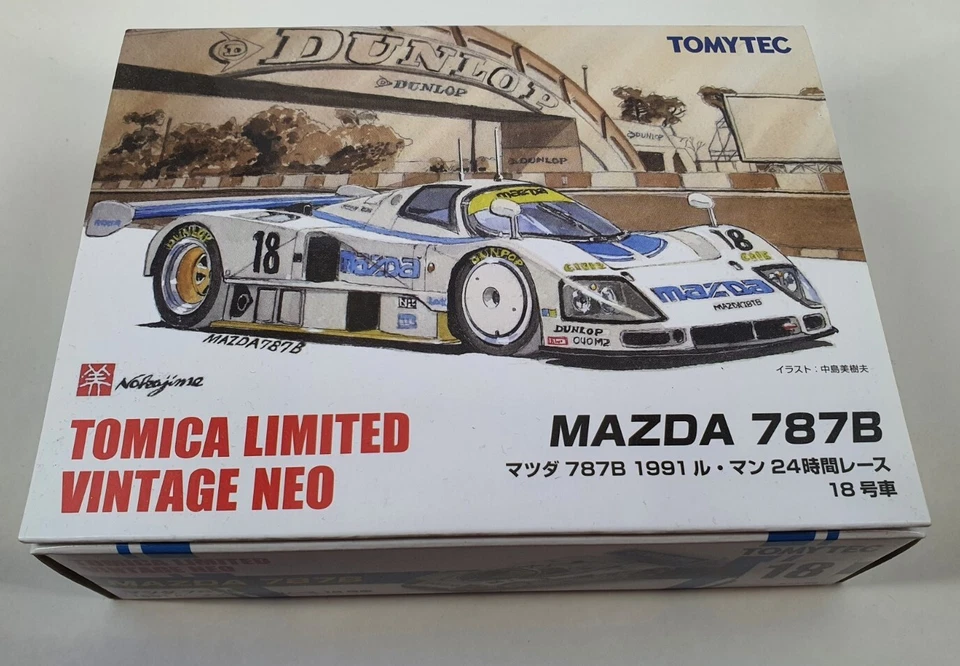 Tomica Limited Vintage Neo Mini Car 1/64 MAZDA 787b 1991 Le Man Tomytec Japan