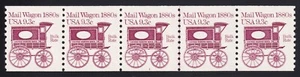 Edición de transporte 1903 - tira PNC de 5 placas 9,3 c # 1 sin usar NH F-VF - Imagen 1 de 2