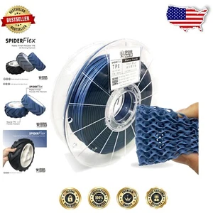 500g Iron Blue TPE 3D Druck Filament - Matte Oberfläche, Shore 75A Flexibilität - Bild 1 von 6