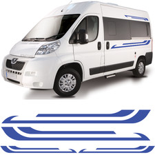 Motorhome Stripes Vinyl Stickers - Camper Van Horsebox Caravan RV Decals Graphic