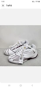 Adidas TMAC 2 Restomod White Maroon Basketball Shoes Sneaker HQ6977 Men Size 9 - Picture 1 of 4