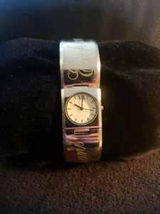 Armani Exchange Womens Watch AX4067 Goldtone New Battery Pre-owned 6" W 1" Ext - Picture 1 of 14