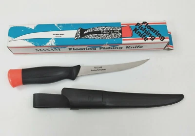 Cuchillo de pesca flotante Sea Hunter II Maxam con estuche Foto 1 de 4