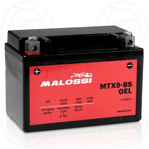 Batterie Malossi YTX9-BS Scellée SYM Shark 125 1999-0000 - Imagen 1 de 3