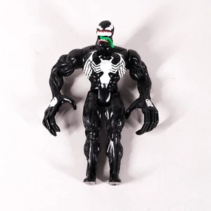 Toy Biz Marvel Black Spiderman Venom Green Tongue Action Figure Giocattolo Vintage 1996 - Foto 1 di 8