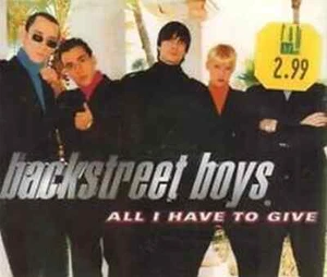 091   Backstreet Boys - All I Have To Give, CD Single - Picture 1 of 1