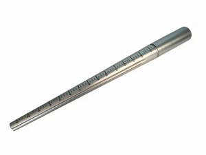 Proops Ring Mandrel, Solid Steel with a Groove and Size Markings 1-15. J2492 - Picture 1 of 1
