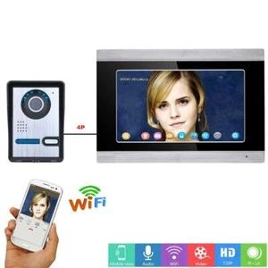 7" Wifi Video Door Phone Intercom System Wired TuyaAPP IR-CUT HD Villa Security - Picture 1 of 12