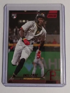 2022 Topps Stadium Club Oneil Cruz Red Parallel Rookie #237  Pittsburgh Pirates - Picture 1 of 3