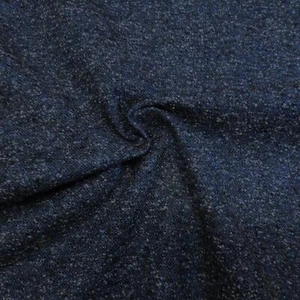 Tela para muebles de tapicería de lana manchada de peso pesado azul real por metro - Imagen 1 de 1