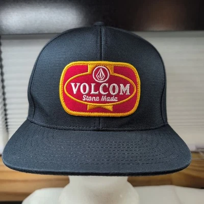 Volcom Stone Made Patch Navy Blue Snapback Hat - Image 1 of 4