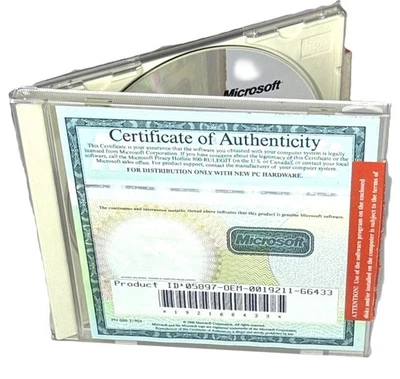 Microsoft Windows CE Desktop Software for Windows 95 COA included - Image 1 of 3