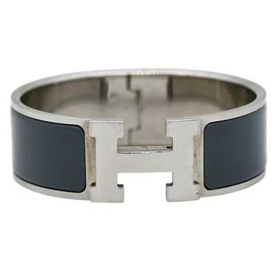 HERMES | Gray Clic Clac H Bracelet - Image 1 of 4