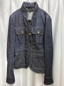 Gucci Denim Jacket Size 42 Unisex Casual Stylish Used Japan - Picture 1 of 5