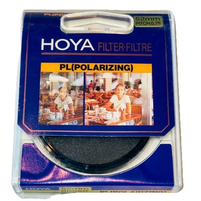 NEW Sealed Hoya Filter Pl Polarizing 52mm Pitch .75 52 mm Camera Lens Tokina Co - Image 1 of 2