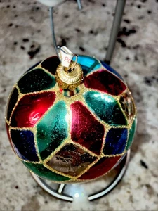 1980 Christopher Radko Harlequin ornament RARE - Picture 1 of 7
