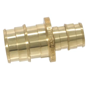 10 Pcs XFITTING 1/2" x 3/4" Pex A Reducing Coupling, Lead Free Brass - Picture 1 of 6