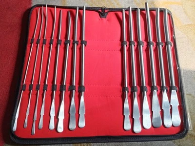 Dilatadores de sonidos uretrales Dittel instrumentos quirúrgicos urología kit de 14 piezas Foto 1 de 4