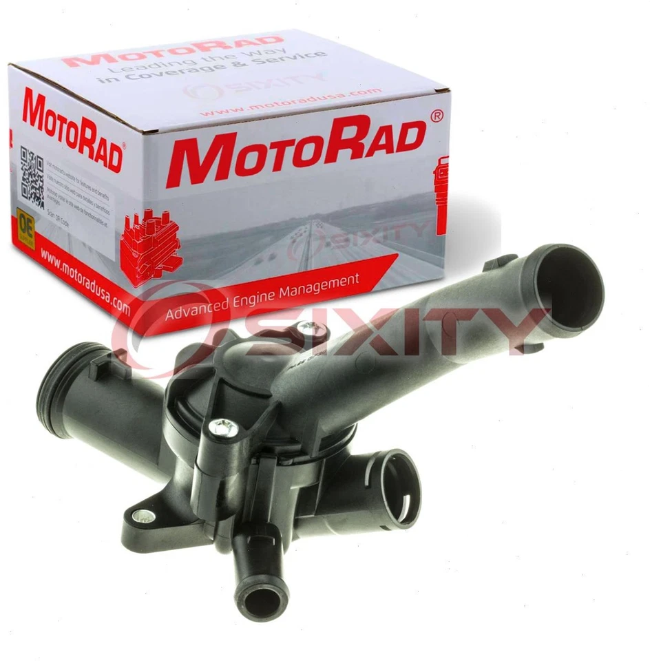 MotoRad Engine Coolant Thermostat for 2011-2013 Volkswagen Golf SportWagen no - Image 1 of 4