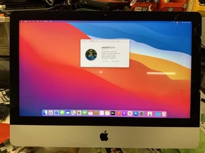 iMac 21.5" (4K 2017) i5 3.0Ghz | 8GB RAM, 1TB SSD, Radeon Pro GPU Screen Cracked - Image 1 of 4