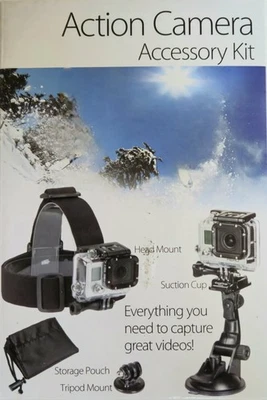 Sunpak Platinum Plus Action Camera Accesory Kit Everything 2 CaptureGreat Videos - Image 1 of 4