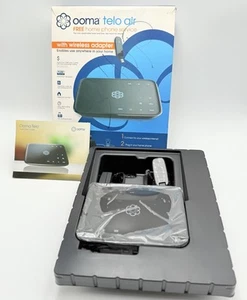 Ooma TELO AIR FREE HOME PHONE SERVICE VoIP GERÄT MIT WIRELESS ADAPTER INKLUSIVE - Bild 1 von 7