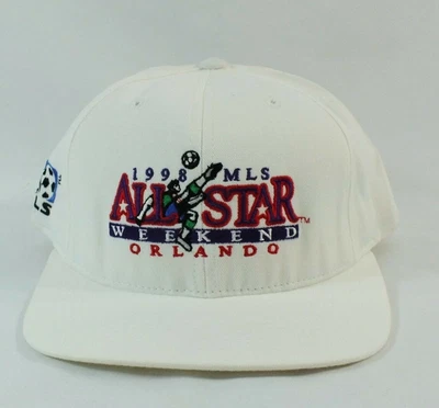 MLS Fútbol All Star 1998 Fin de semana Orlando Snapback Gorra Gorra Gorra, De colección OSFA Ajustable NUEVO Foto 1 de 4