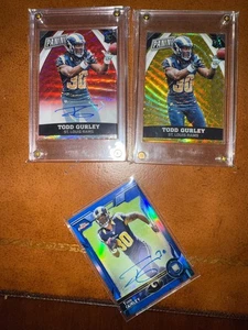 Todd Gurley 2015 Topps Chrome Trio - rookie autos!! - Picture 1 of 2