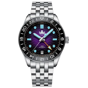 Phoibos Wave Master GMT PY049H - Purple - Rich Watch House - Bild 1 von 5