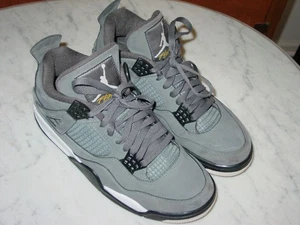 2019 Nike Air Jordan Retro 4 "Cool Grey 2019" 308497-007 Shoes Size 8 Sold As Is - Picture 1 of 18