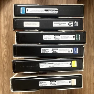 Lot of 6 - Gerbercolor Cartidges - Olympic Blue, Beige, Yellow, Green, Navy - Picture 1 of 1