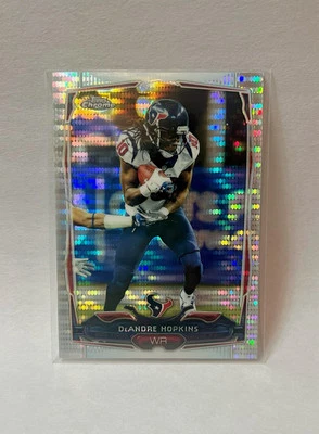 2014 Topps Chrome Mini Pulsar Refractor /102 DeAndre Hopkins #40 - Image 1 of 2