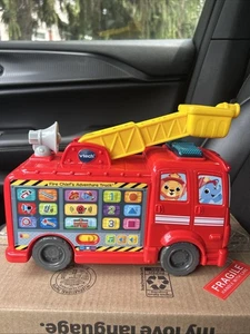 VTECH FIRE CHIEFS CAMIÓN AVENTURA INGLÉS ESPAÑOL HERRAMIENTA SONIDO Y BOTÓN DE APRENDIZAJE - Imagen 1 de 3