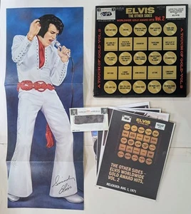 Elvis Presley "The Other Sides" Worldwide Gold Vol-2, Poster & Swach included - Photo 1 sur 24