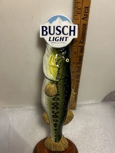 BUSCH LIGHT BIG MOUTH BARSCHANGELN Fassbier Zapfhahn Griff. ST. LOUIS MISSOURI - Bild 1 von 21