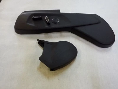 Black Front Right Power Seat Trim w/ Switches | Fits 2017-2019 Ford Explorer - Image 1 of 4