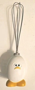 Frusta sbattitore a forma di uovo cucina vintage 7 pollici - Foto 1 di 6