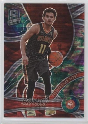 2021-22 Panini Spectra Spectracular Debut Celestial Prizm /99 Trae Young #169 - Image 1 of 2