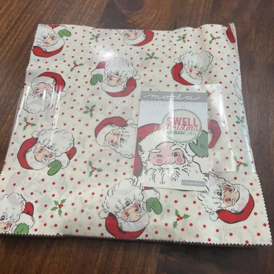 Moda Swell Christmas Urban Chicks Layer Cake 10” Squares  - Image 1 of 4