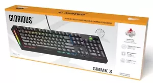Glorious - GMMK 3 100% pre-costruita cablata nera - tastiera da gioco USA - Foto 1 di 8