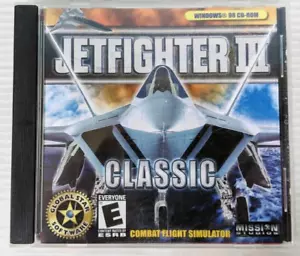 Jetfighter III Classic PC CD-ROM Combat Flight Simulator Windows 98 2001 - Picture 1 of 3