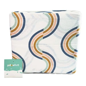 Pillowfort - Rainbow Queen Flannel 4-Piece Sheet Set - Picture 1 of 1